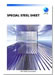 SPECIAL STEEL SHEET 