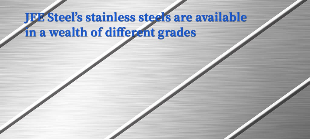 Various grade of stainless steel