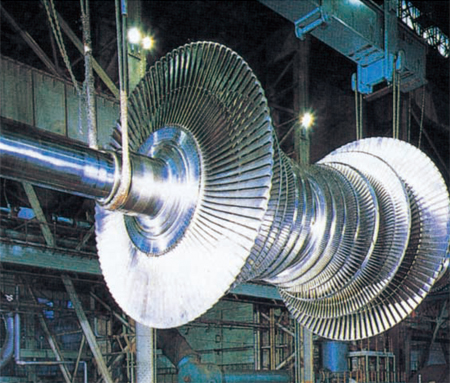 Generator turbine blades
