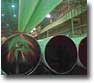 Polyethylene coated steel pipe