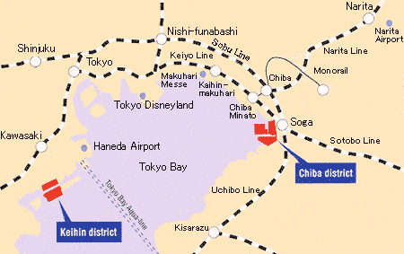 Keihin & Chiba Map