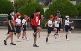 写真2 野球・陸上教室