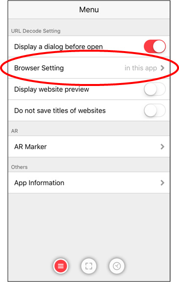 Browser Setting