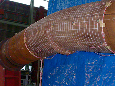 Buckling of steel pipe