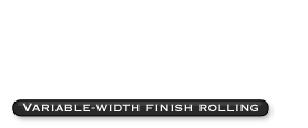 Variable-width finish rolling