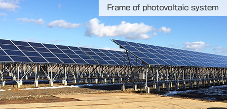 Frame of photovoltaic system Frame of photovoltaic system