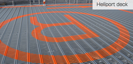 Heliport deck