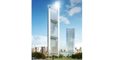 Rendering of steel high-rise building AGRIMECO is constructing