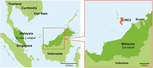 NC3 Gas Field Location