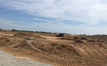 Factory construction site (In Thilawa SEZ)