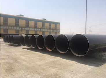 Large diameter, welded steel pipe manufactured by AGPC