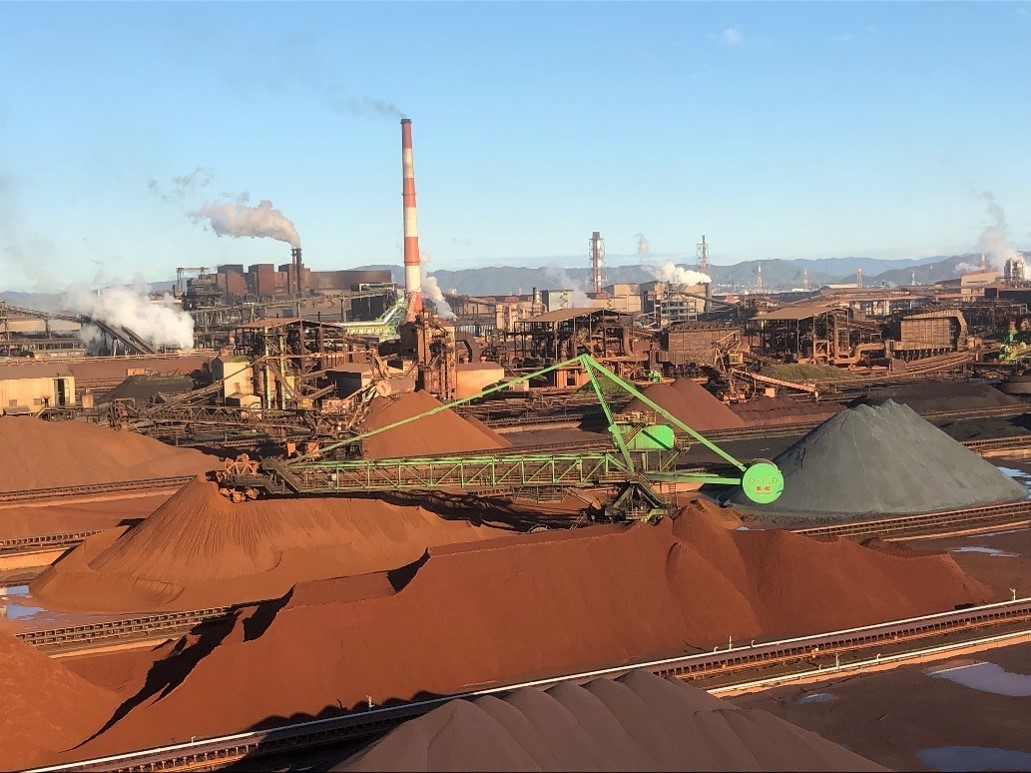 Fig. 1: Iron Ore Yard