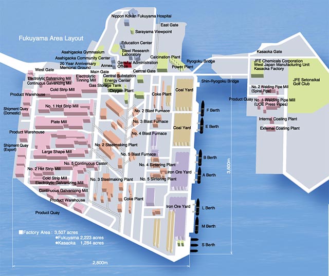 Fukuyama Area Layout