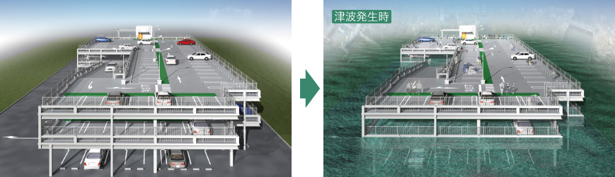 多目的津波避難タワー