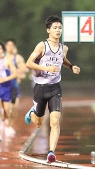 2種目入賞し10000mで自己新をマークした風岡選手