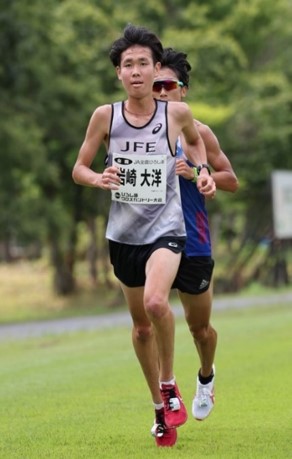 チームトップの4位で健闘した岩崎選手