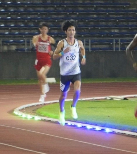 自己ベストを更新した風岡選手