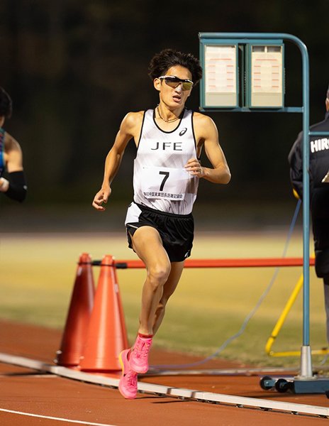 後半追い上げ4位に入った大野選手