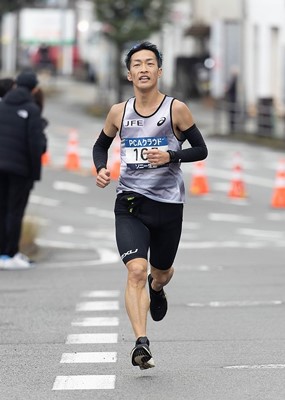 粘りの走りで12位に入った斉藤選手