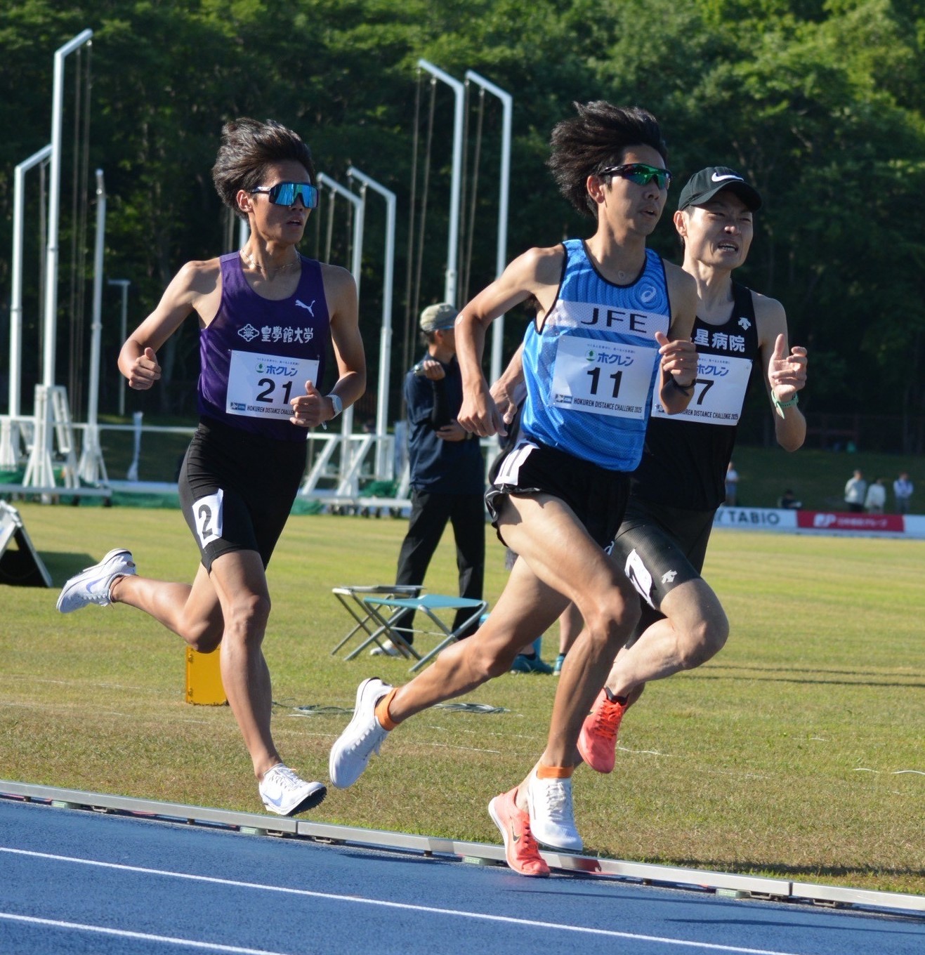 自己ベストを更新した牛ノ濱選手(No.11)