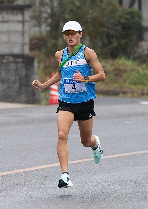 5区 先行チームを追い上げた大野選手