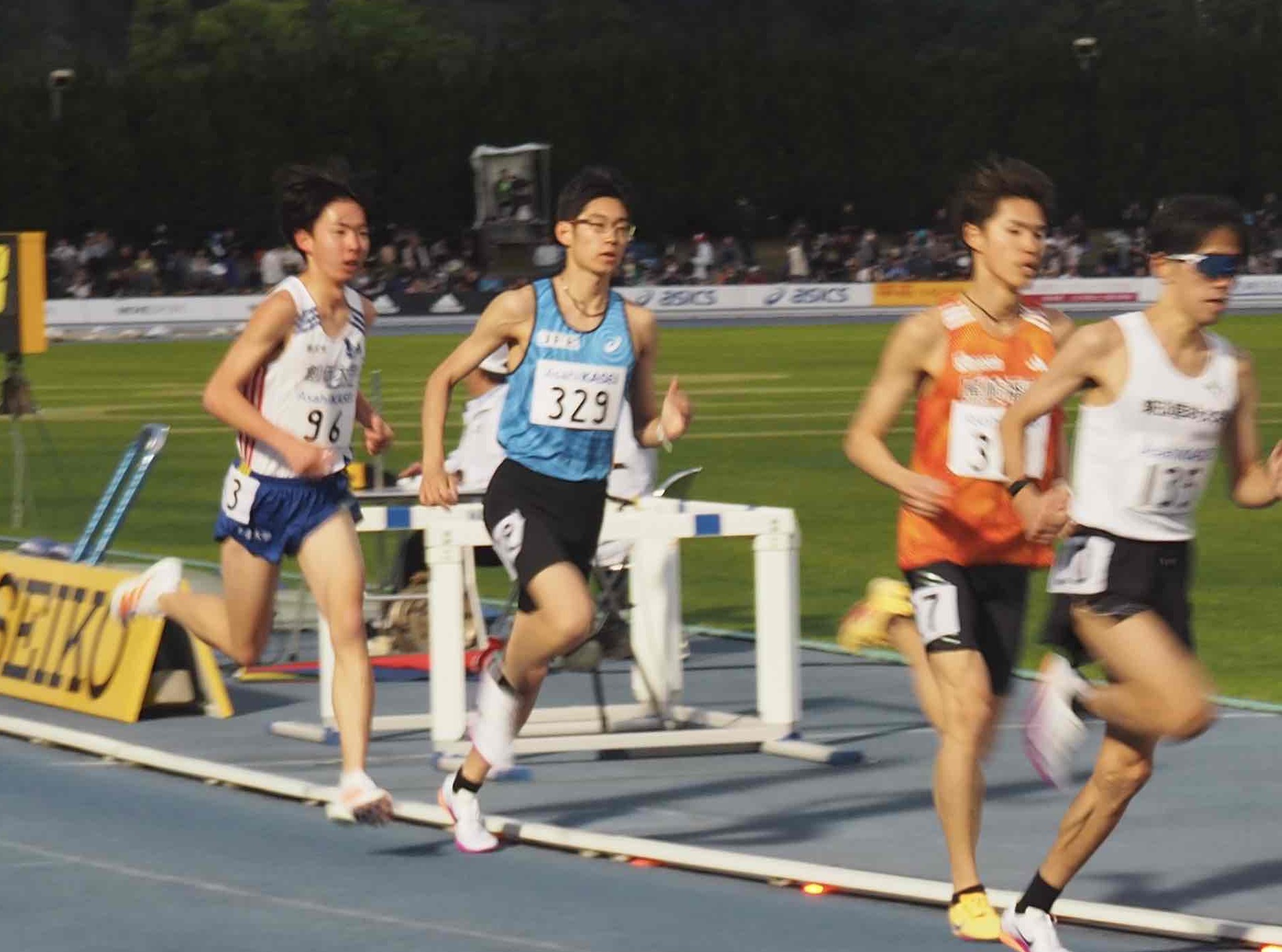 2試合連続で13分台をマークした腰塚選手