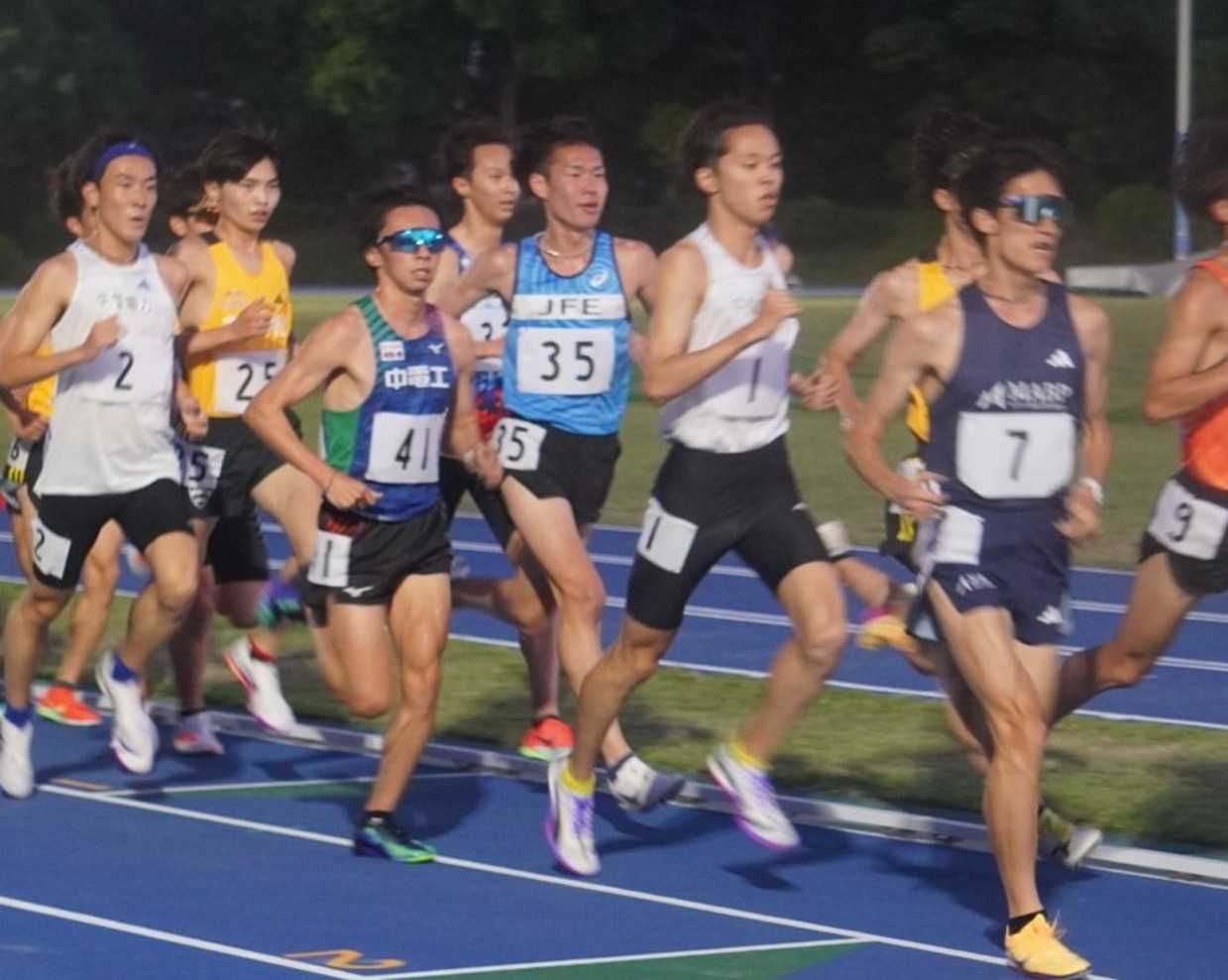 復帰戦で好走した岩崎選手